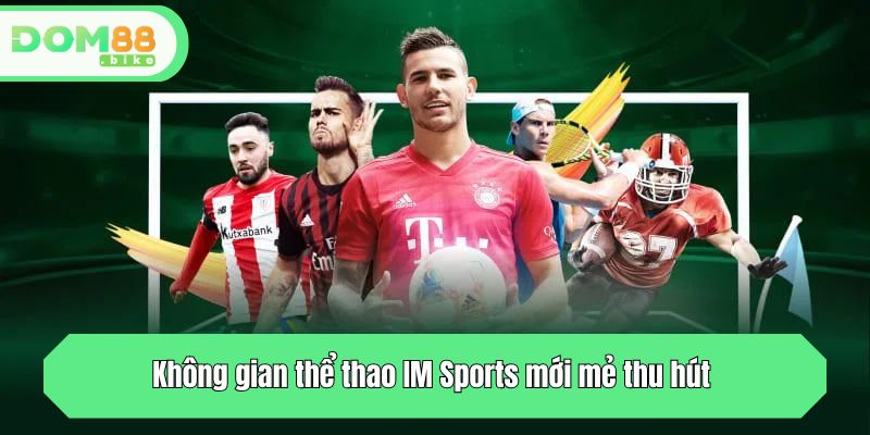 IM Sports DOM88 - Kèo Chuẩn, Dữ Liệu Sâu, Cược Dễ Ăn 2025 2 Không gian thể thao IM Sports mới mẻ thu hút từ cái nhìn đầu tiên